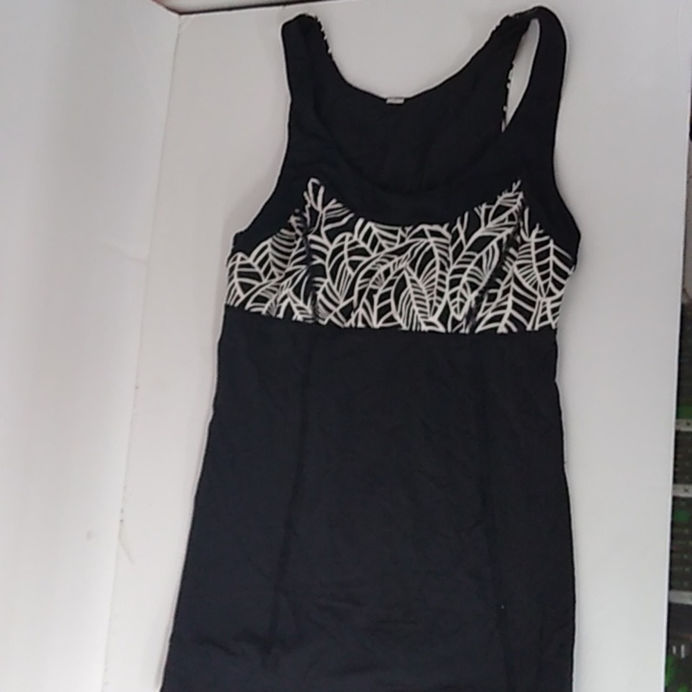 Black and white Lululemon Tank top